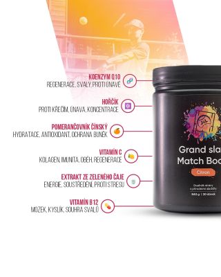 Věda + příroda = Grand Slam 💥 🔹 Energie 🔹 Soustředění 🔹 Regenerace Bez zbytečné chemie. Jen to, co tě posune dál.